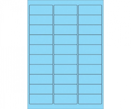 Fluorescent Rectangle Laser Labels