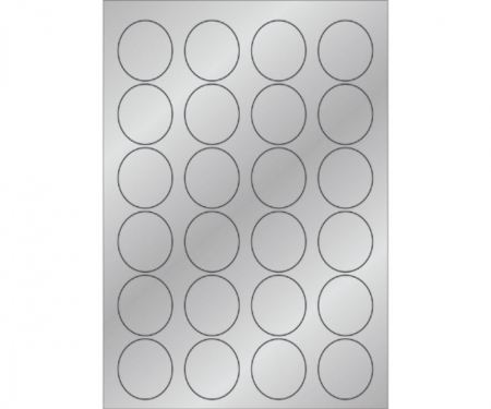 Foil Circle Laser Labels