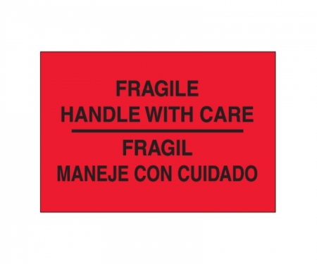 Fragile Hwc Bilingual Red
