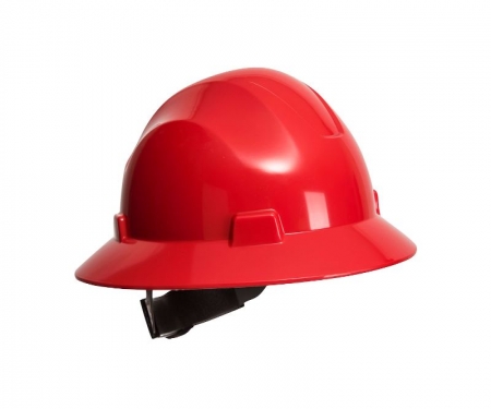 PORTWEST Full Brim Premier Hard Hat - OS - Red PORTWEST Full Brim Premier Hard Hat - OS - Red