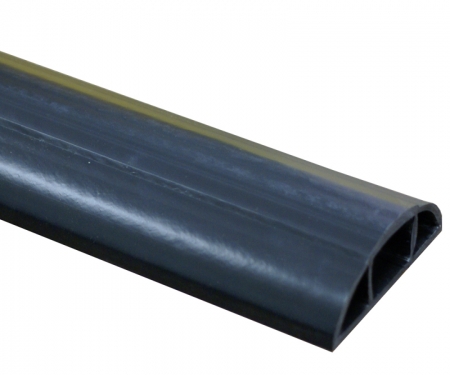 Black MegaDuct heavy duty cable and hose protector Black MegaDuct heavy duty cable and hose protector