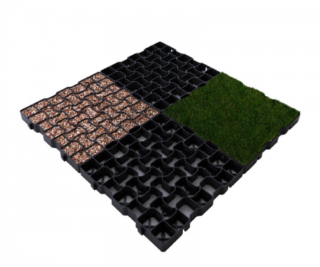 Interlocking Plastic Grid Panels