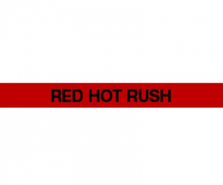 Goodwrappers Identi Wrap Stretch Film Red Hot Rush Text Goodwrappers Identi Wrap Stretch Film Red Hot Rush Text