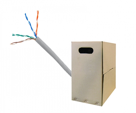 Gray RJ45 network cable