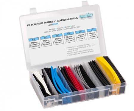 3:1 Heat shrink kit, multi colors, multi sizes 3:1 Heat shrink kit, multi colors, multi sizes