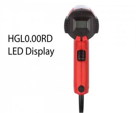 Red heat gun with LED display Red heat gun with LED display