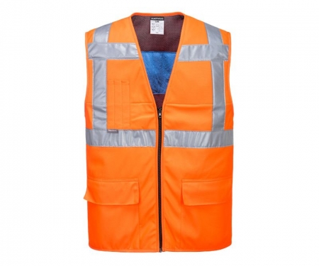Portwest Hi Vis Cooling Vest - S/M - Orange