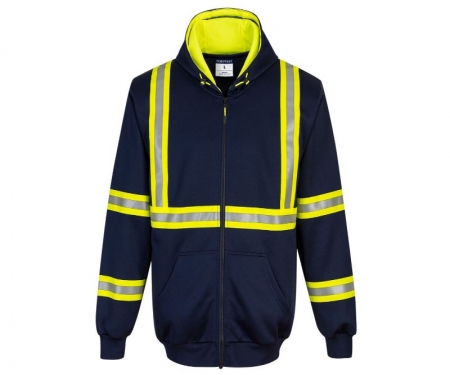 PORTWEST Iona Xtra Enhanced Hoodie - S - Navy PORTWEST Iona Xtra Enhanced Hoodie - S - Navy