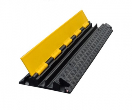 Lightweight Cable Protector - Black & Yellow - The Ramp People