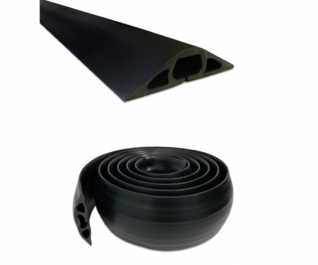 Kable Kontrol wc314 PVC Floor Cord Cover Kit - 6' Long - Black