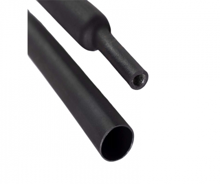 Dual Wall Heat Shrink Tubing 3:1 Ratio Heat Activated Adhesive Glue Lined Marine Shrink Tube Wire Sleeving Wrap Protector Black 5Ft Dia 50mm 2 