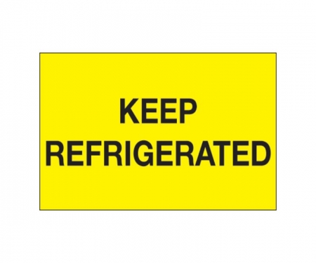 Keep Refrigerated Yellow Keep Refrigerated Yellow