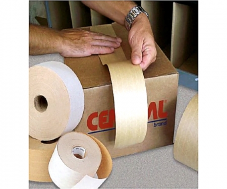3" x 375' Kraft Central® 250 Reinforced Tape 8 PACK 