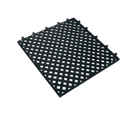 Lok Tile Drainage Floor Mat Modular Black Lok Tile Drainage Floor Mat Modular Black