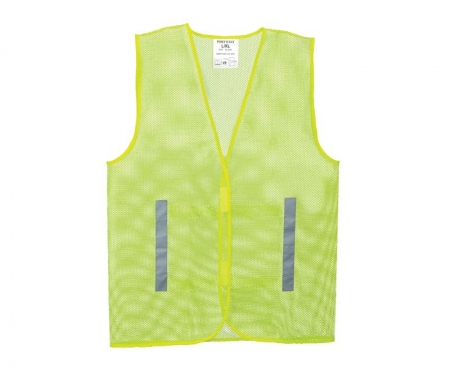 PORTWEST Mesh Hi-Vis Safety Vest - S/M - Yellow