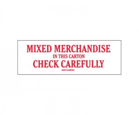 Mixed Merchandise Check Carefully Mixed Merchandise Check Carefully