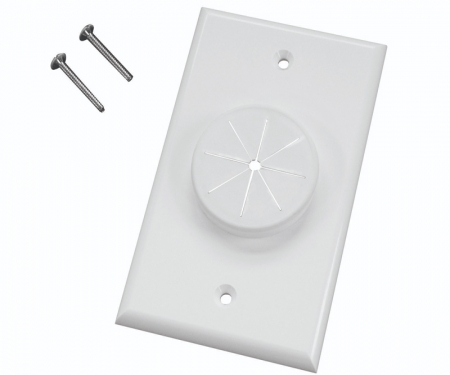 White single gang wallport, ML1GWH White single gang wallport, ML1GWH