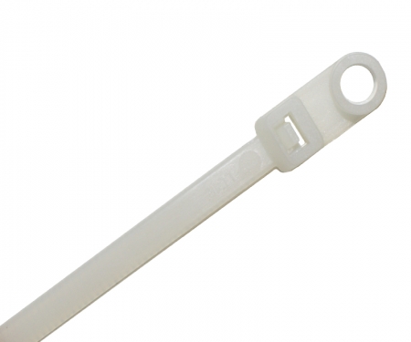 Mounted head natural zip tie Mounted head natural zip tie