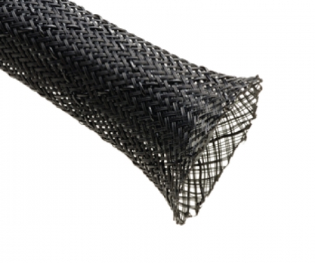 Non-skid black braided sleeving Non-skid black braided sleeving