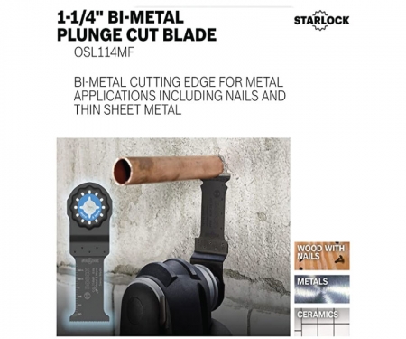 BOSCH® Starlock® Oscillating Multi-Tool 2-in-1 Dual-Tec Bi-Metal