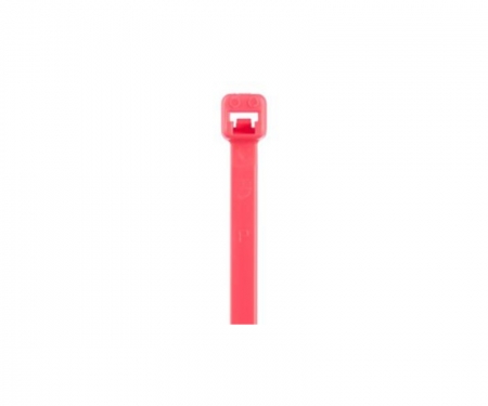 100pk 4-Inch Fluorescent Pink Nylon Cable Ties – 18lb Tensile Strength (USA Made)