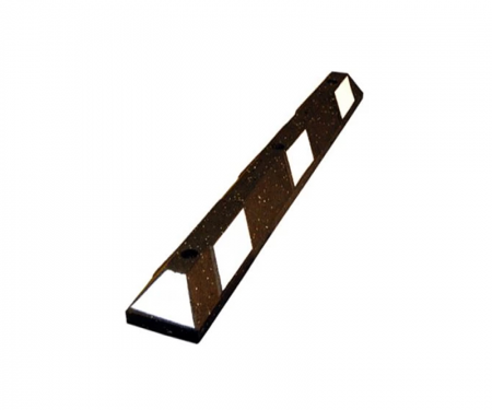 Park It rubber parking stops, 4' Long, Yellow/White Park It rubber parking stops, 4' Long, Yellow/White