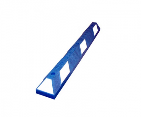 Park It rubber parking stops, 4' Long,White/Blue Park It rubber parking stops, 4' Long,White/Blue