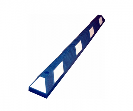 Park It rubber parking stops, 6' Long, White/Blue Park It rubber parking stops, 6' Long, White/Blue