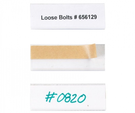 Plastic Label Holder Top Loading