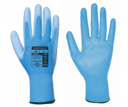 portwest a120bl gallery1 pu grip gloves