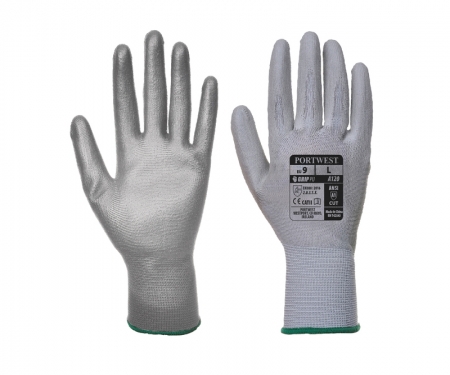 portwest a120gry gallery1 pu grip gloves