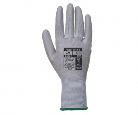 portwest a120gry pu grip gloves