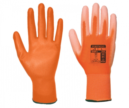 portwest a120or gallery1 pu grip gloves