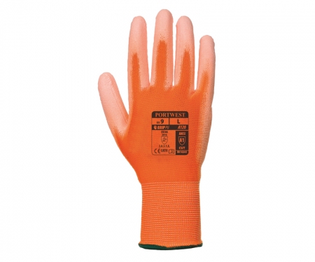 portwest a120or pu grip gloves