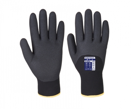 portwest a146bk winter grip gloves nitrile portwest a146bk winter grip gloves nitrile