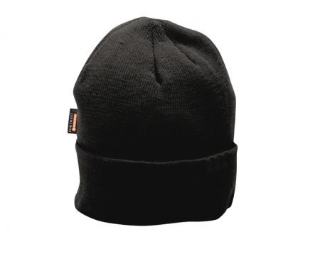 portwest b013bk thermal wool hat insulatex lining