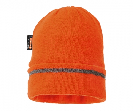 portwest b023or thermal knit hat hi vis portwest b023or thermal knit hat hi vis