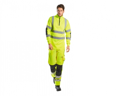 portwest b308 gallery1 xenon hi vis rugby shirt