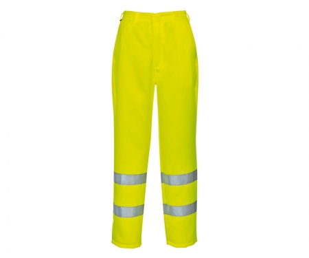portwest e041 hi vis polyester cotton pants