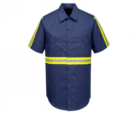 portwest f124 iona hi vis short sleeve shirt portwest f124 iona hi vis short sleeve shirt