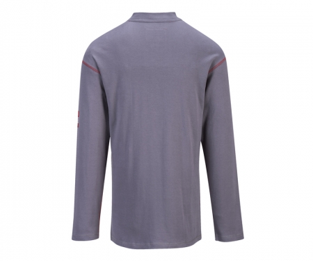 portwest fr02gr gallery1 bizflame henley flame resistant shirt