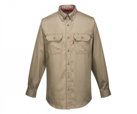 portwest fr89kh bizflame flame resistant collared shirt