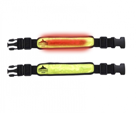 portwest hv05yl hi vis armband safety