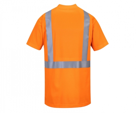 portwest s190or gallery1 hi vis pocket t shirt