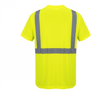 portwest s190yl gallery1 hi vis pocket t shirt