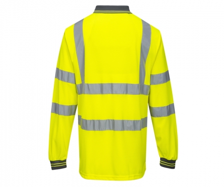 portwest s277yl gallery1 hi vis long sleeve polo portwest s277yl gallery1 hi vis long sleeve polo