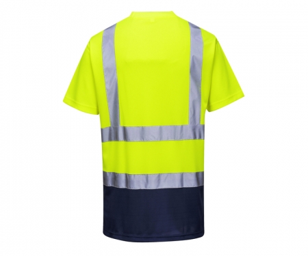 portwest s378nv gallery1 two tone hi vis t shirt