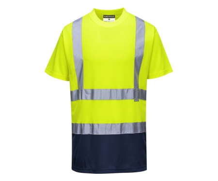 portwest s378nv two tone hi vis t shirt