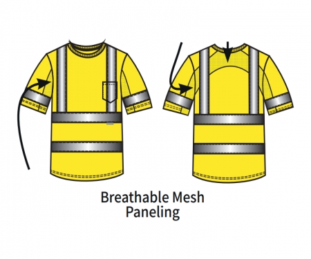 portwest s397 gallery2 hi vis class 3 t shirt mesh portwest s397 gallery2 hi vis class 3 t shirt mesh
