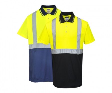 portwest s479group hi vis two tone polo